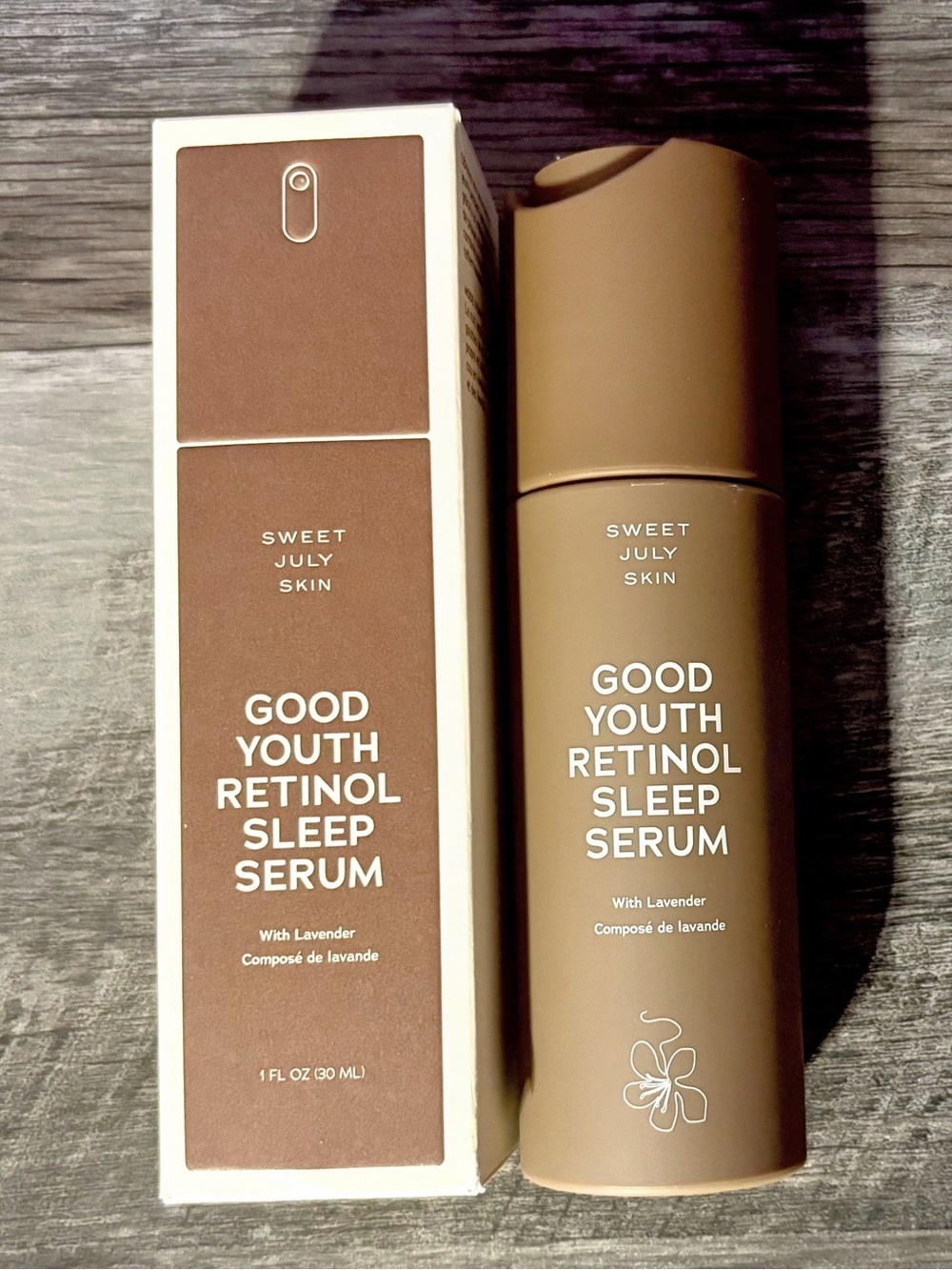 SWEET JULY Good Youth Retinol Sleep Serum Anti Aging Skin Care NEW